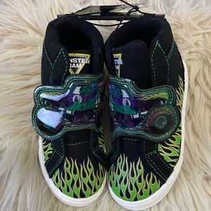 Monster Jam Velcro Toddler Sneakers